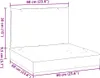 vidaXL Cuscino Pallet 2 pezzi Taupe tessuto Oxford Anteprima dell’immagine prodotto 8
