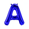Ballon en plastique lettre A, bleu, env. 40 cm, à gonfler à Voir les images du produit 1