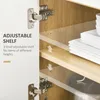HOMCOM Meuble desserte de cuisine pour micro-ondes style Voir les images du produit 4