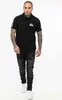 Polo hommes coupe régulière SETTER Noir/Blanc L Lonsdale Voir les images du produit 8