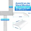 Jayseuw 40 * 80 cm baldacchino per porta d'ingresso Anteprima dell’immagine prodotto 2