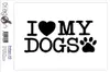 Aufkleber / Autoaufkleber - JDM - Die cut - I Love My Hunds Produktbild-Vorschau 2