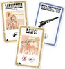 Three playing cards from a Western-themed card game are displayed diagonally. Podgląd zdjęcia produktu