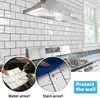 Samoprzylepne płytki ścienne 20 sztuk 30x15 cm 0,9 m² Białe Podgląd zdjęcia produktu 5