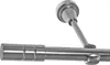 Gardinenstange Set Edelstahl Look Metall Ø 19mm zur Produktbild-Vorschau 1