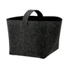 Filzkorb mit Henkel 36x36x34cm dunkelgrau Ordnungsbox Korb Produktbild-Vorschau 3