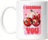 I Cherrish You Lustige Tasse Weiß Geschenk für Kirschen Produktbild-Vorschau 1