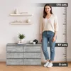 Kleine Kommode AKORD CL100 Beton 100 cm 6 Schubladen B100 x Produktbild-Vorschau 2