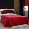 VELVI Tagesdecke 170x210cm - intensives Rot mit Produktbild-Vorschau 2