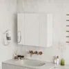 A modern bathroom vanity with a wall-mounted cabinet, sink, and faucet. Náhled obrázku produktu