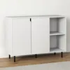 KOMFOTTEU Credenza da buffet bianca, mobile da cucina Anteprima dell’immagine prodotto 8