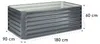 High Grow Straight jardin surélevé 180 x 60 x 90 cm 970 l Voir les images du produit 7