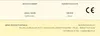 This image displays text information related to a product, including legal name, origin, contact details, and certifications. Produktbild-Vorschau