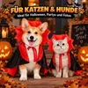 Halloween Haustierkostüm Vampir Umhang, Hundekostüm und Produktbild-Vorschau 2
