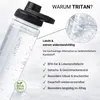 Trinkflasche 750ml Sport Flasche Wasser BPA frei Kohlensäure geeignet Vinsun Produktbild-Vorschau