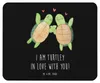 Mr. & Mrs. Panda Mouse Pad Schildkröten Paar - Schwarz - Produktbild-Vorschau 1
