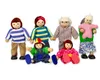 Lelin 50015 Holz - Biegepuppen Set Big Family. 7 teilig Produktbild-Vorschau 3