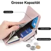 MODFU Geldbörse, Leder Geldbörse Damen , mit RFID Schutz, Produktbild-Vorschau 3