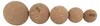 Korxx 5 Sphere - Set, Holz, Cork, Einfarbig Produktbild-Vorschau 1