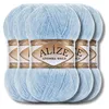 Alize 5x 100g Angora Gold Wolle, Uni, Häkeln, Stricken (Ice Produktbild-Vorschau 1
