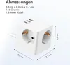 Accezz PowerCube Strip | 6-in-1 - 1x USB-C + 2x USB-A + 3x Produktbild-Vorschau 9