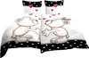4 teilig Bettwäsche 135x200 cm Bärchen Herzen Liebe Partner Produktbild-Vorschau 1