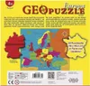 The back of a puzzle box showing a map of Europe and product details. Produktbild-Vorschau