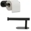 Support pour papier toilette en acier, bande murale, noir Voir les images du produit 1