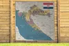 MuchoWow® Zahradní plakáty - Mapa Chorvatska s provinciemi Náhled obrázku produktu 3