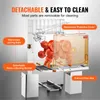A diagram of a commercial orange juicer highlighting its detachable and easy-to-clean features. Anteprima dell’immagine prodotto