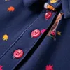 Kinderkleid mit Langen Ärmeln und Kordelzug Marineblau 116 Produktbild-Vorschau 4