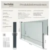 tectake® Doppel-Seitenmarkise 180 x 600 cm ausziehbar, mit Produktbild-Vorschau 5