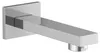 Sapho wanduitloop, vierkant, 160 mm, chroom Productafbeelding-voorbeeld 1