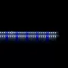 A long LED light strip with alternating white and blue lights, reflected on a dark surface. Anteprima dell’immagine prodotto