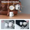 TESSAN 2 Stück Klappbarer Adapter 5 in 1 Reiseadapter UK Produktbild-Vorschau 6