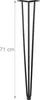Relaxdays Hairpin Legs, sada 4 ks, 3 vzpěry, kov, nohy ve Náhled obrázku produktu 4