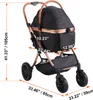 SucceBuy passeggino per cani, passeggino per cani a 4 ruote Anteprima dell’immagine prodotto 8