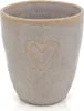 Stoneware Espressobecher "Herz" sand Produktbild-Vorschau 1