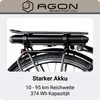 Agon Avesa E Bike trekingové kolo dámské pánské od 155 cm s Náhled obrázku produktu 3