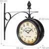 Staničné hodiny obojstranné RD6292, 22cm Náhľad obrázku produktu 4
