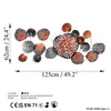 Wallity, Nenuharps 2, Dekoratives Wandaccessoire aus Produktbild-Vorschau 7