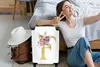 MuchoWow® Koffer Handgepäck Trolley Rollkoffer Kleine Produktbild-Vorschau 2