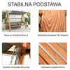 Outsunny Hollywoodschaukel mit Bettfunktion 3-Sitzer mit Produktbild-Vorschau 7