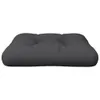 vidaXL Palettenkissen Schwarz 60x60x12 cm Stoff Produktbild-Vorschau 4