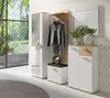 Sitzbank >JAKOB< in Weiß/Eiche-Optik 48,5 H 49 x 30 Produktbild-Vorschau 7
