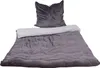 2tg Cashmere Touch Wende-Bettwäsche Uni Grau/Anthrazit Produktbild-Vorschau