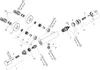 An exploded view diagram of plumbing components. Náhľad obrázku produktu