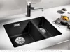 Granitový dřez Blanco SUBLINE 340/160-U 460 x 555 mm černá Náhled obrázku produktu 5
