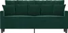 vidaXL 2-Sitzer-Sofa Dunkelgrün 140 cm Samt Produktbild-Vorschau 3