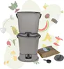 Skaza Bokashi Essential Biomülleimer Küche Set (2 x 15,3 Produktbild-Vorschau 1